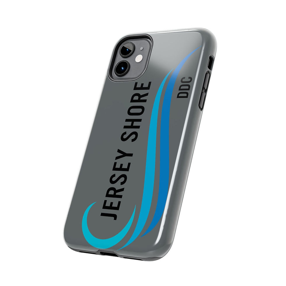 Thumbnail: Grey Jersey Shore Wave Tough Phone Case