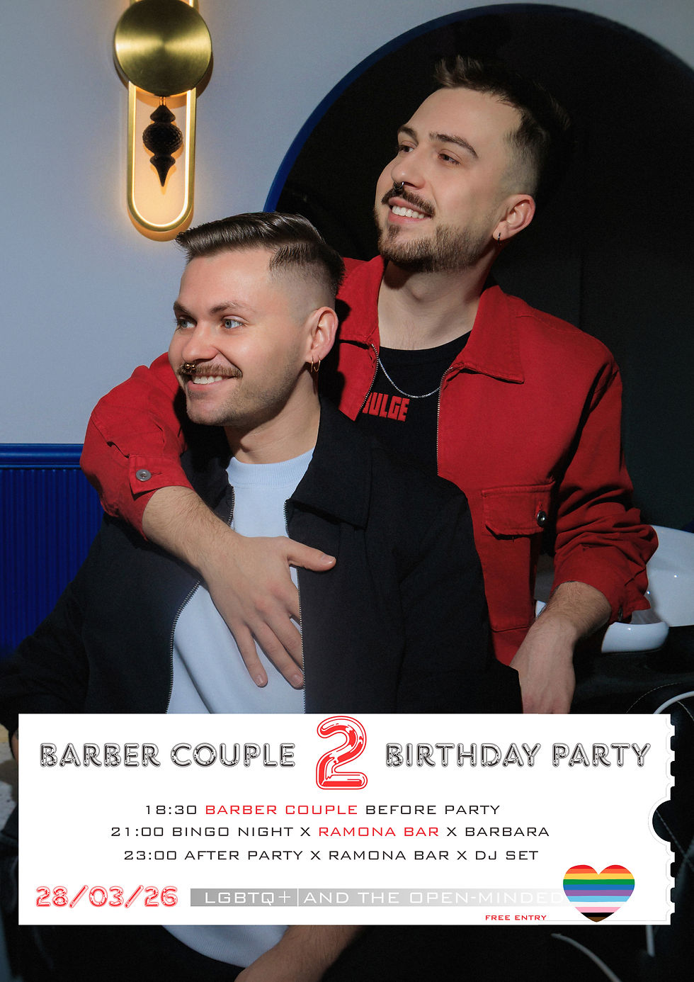 2 Birthday Party Barber Couple + Sobotnie Promocje 🍸