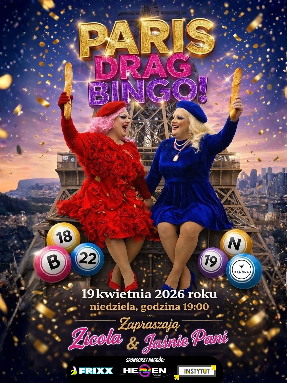 PARIS DragBingo! + Przyjemności Niedzielne 🥃  