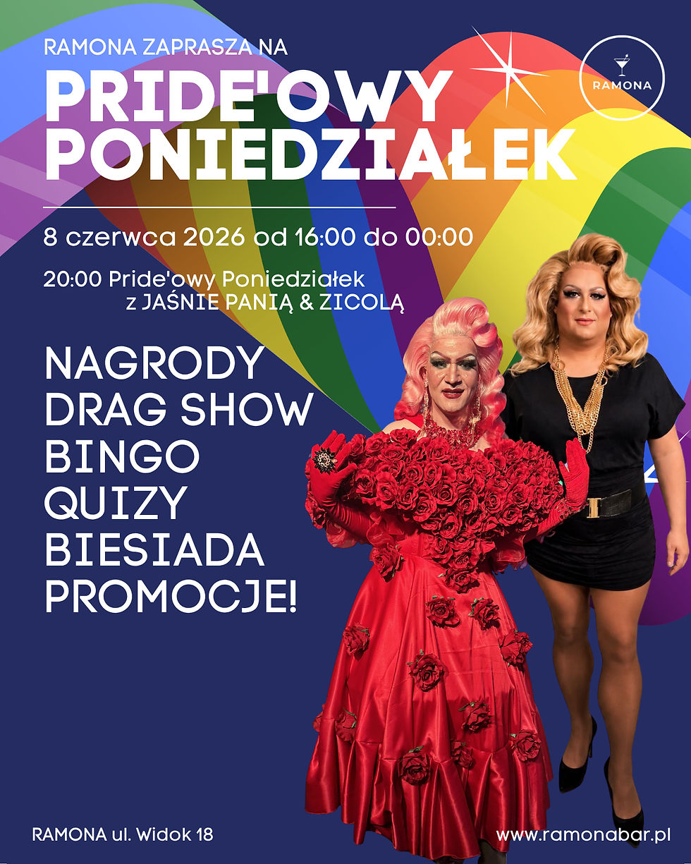 Pride'owy Poniedziałek z JAŚNIE PANIĄ & ZICOLĄ