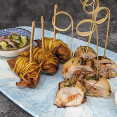 Thai stuffed chicken thighs by chef Emma Harper