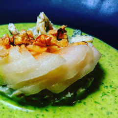 Pear and Roquefort Salad by Private Chef John McFetridge - Courchevel and Meribel