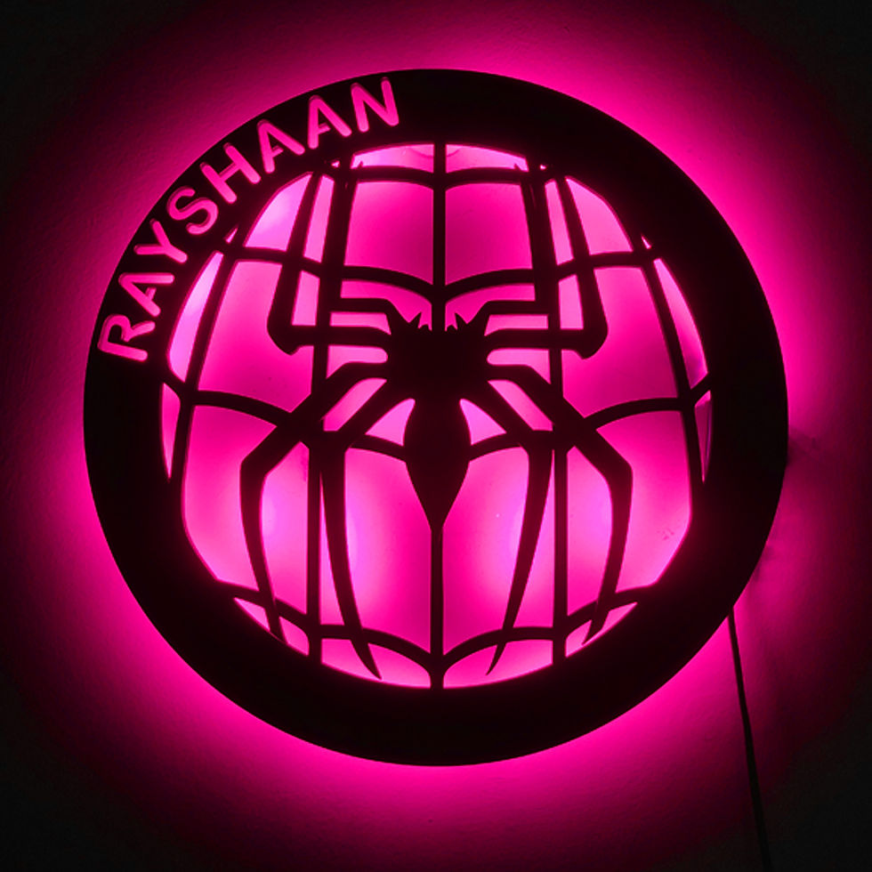 Thumbnail: Spiderman (Circle) Wall Light