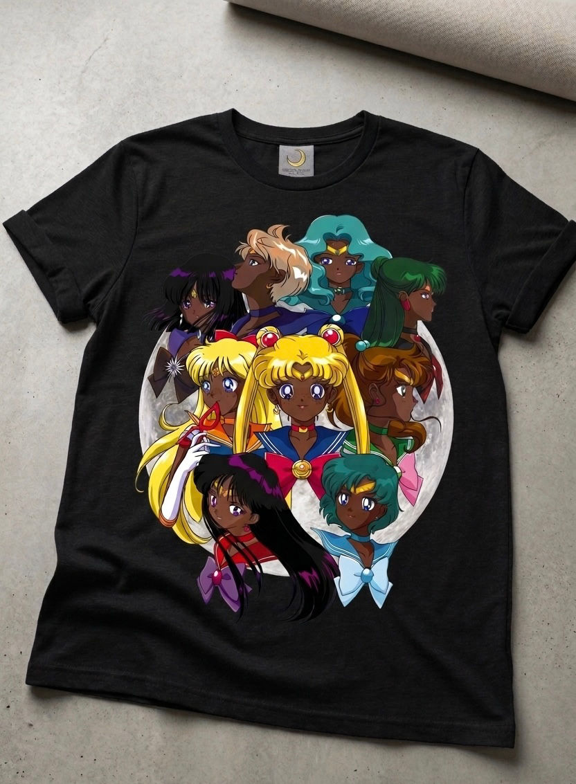 Melanin Sailor Guardians Graphic Tee