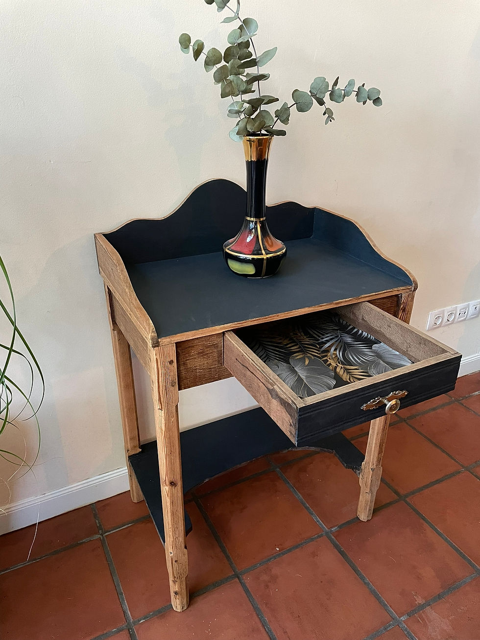 Miniature : Evier sec style classique en bois
