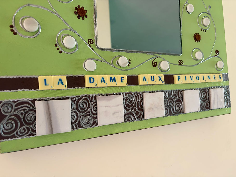Miniature : Tableau La dame aux pivoines