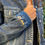 Miniature : Veste en denim avec motif Japon