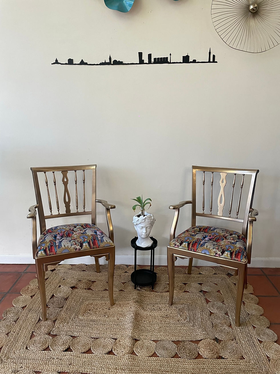 Thumbnail: Golden Catho armchair