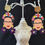 Miniatura: Pendientes Frida Flores Violetas