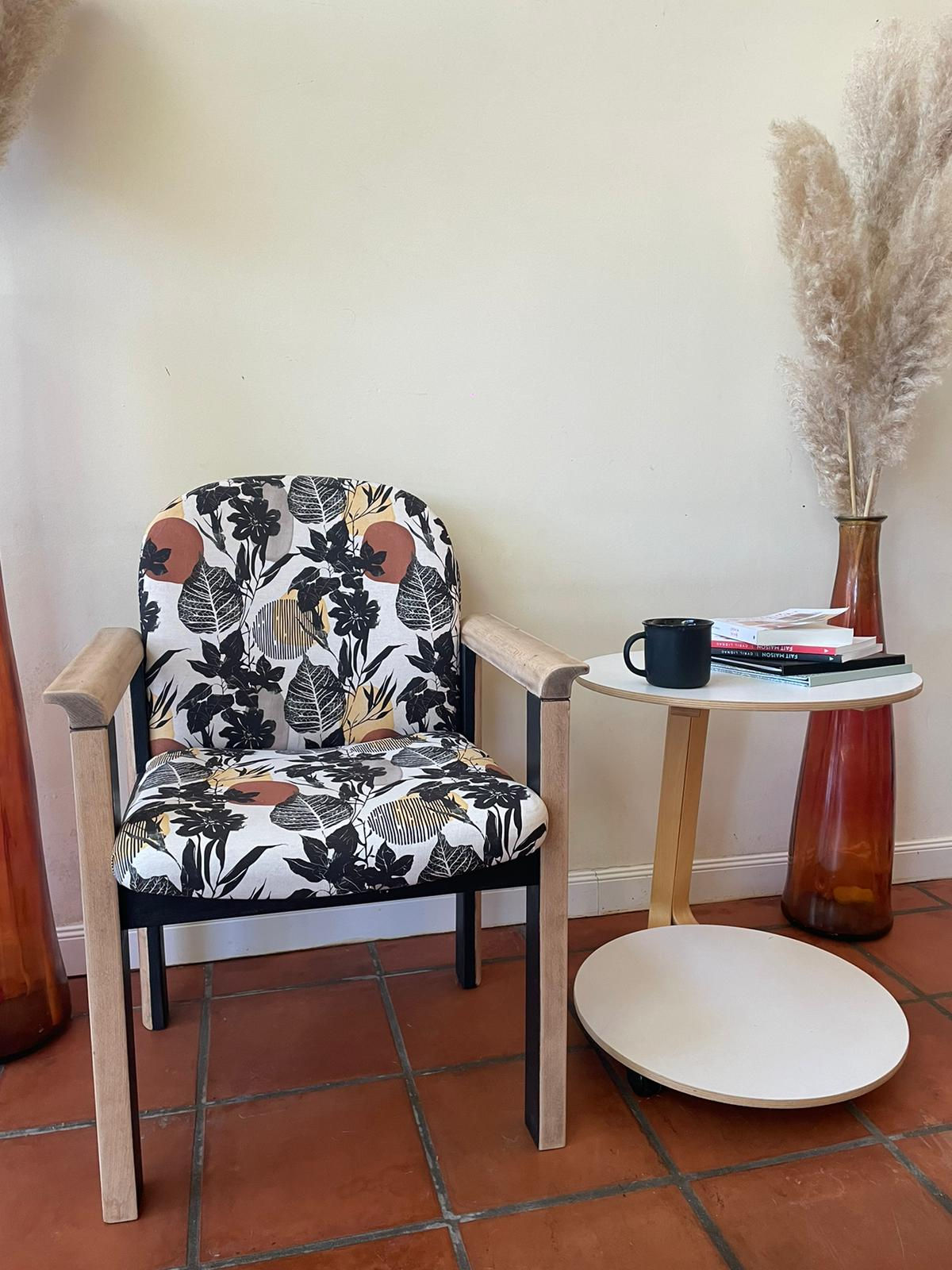 Fauteuil Bois Imprimé Automne