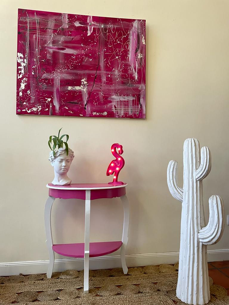 Table d'appoint, style Barbie