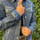 Miniature : Veste en denim avec motif Japon