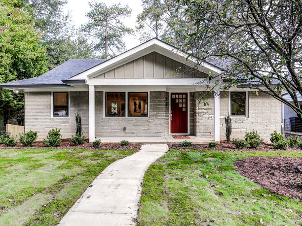 Renovation of bungalow-style home. Designed by architect Eric Rawlings, AIA, LEED AP. Rawlings Design, Inc.