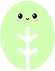 Smiling green Leaf Buddy mascot representing growth and happiness at Little Leaf Daycare