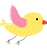 colorful yellow bird art