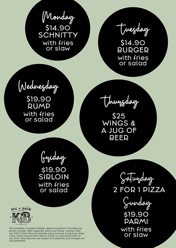 Daily Specials Poster