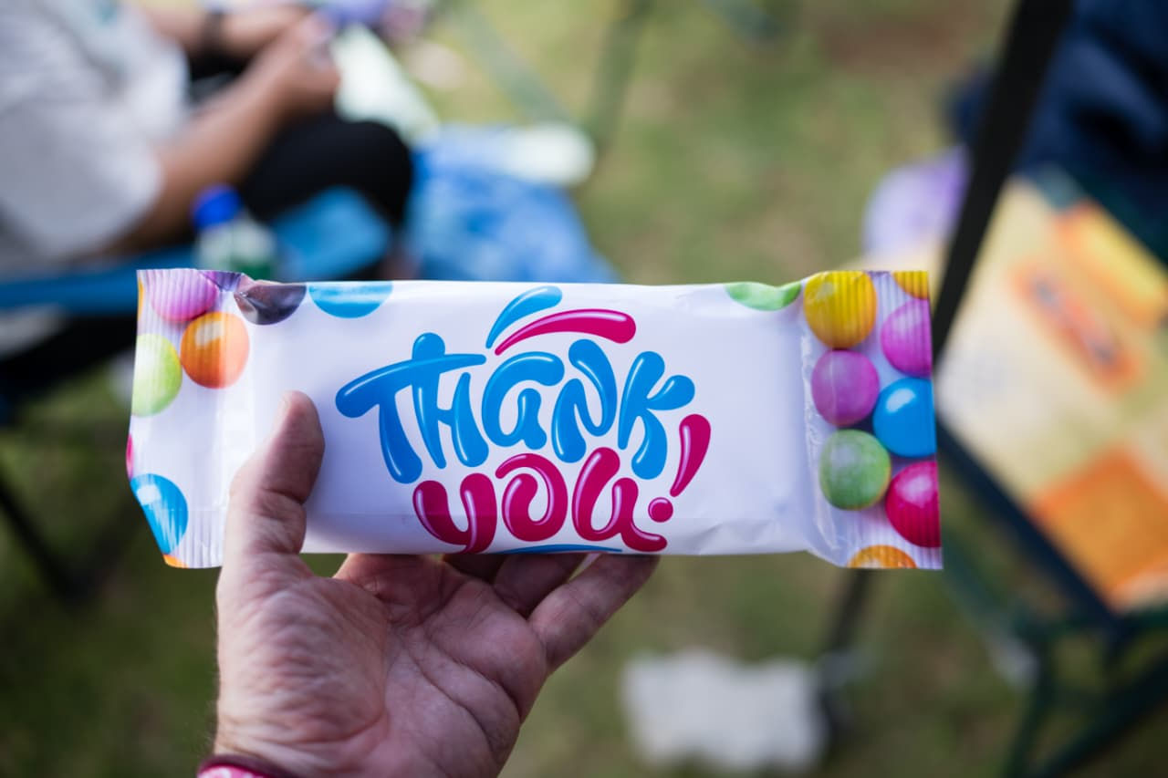 Custom Chocolate wrapper