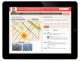 Emergency Response App with Helicopter Joining Video Stream for First Responders