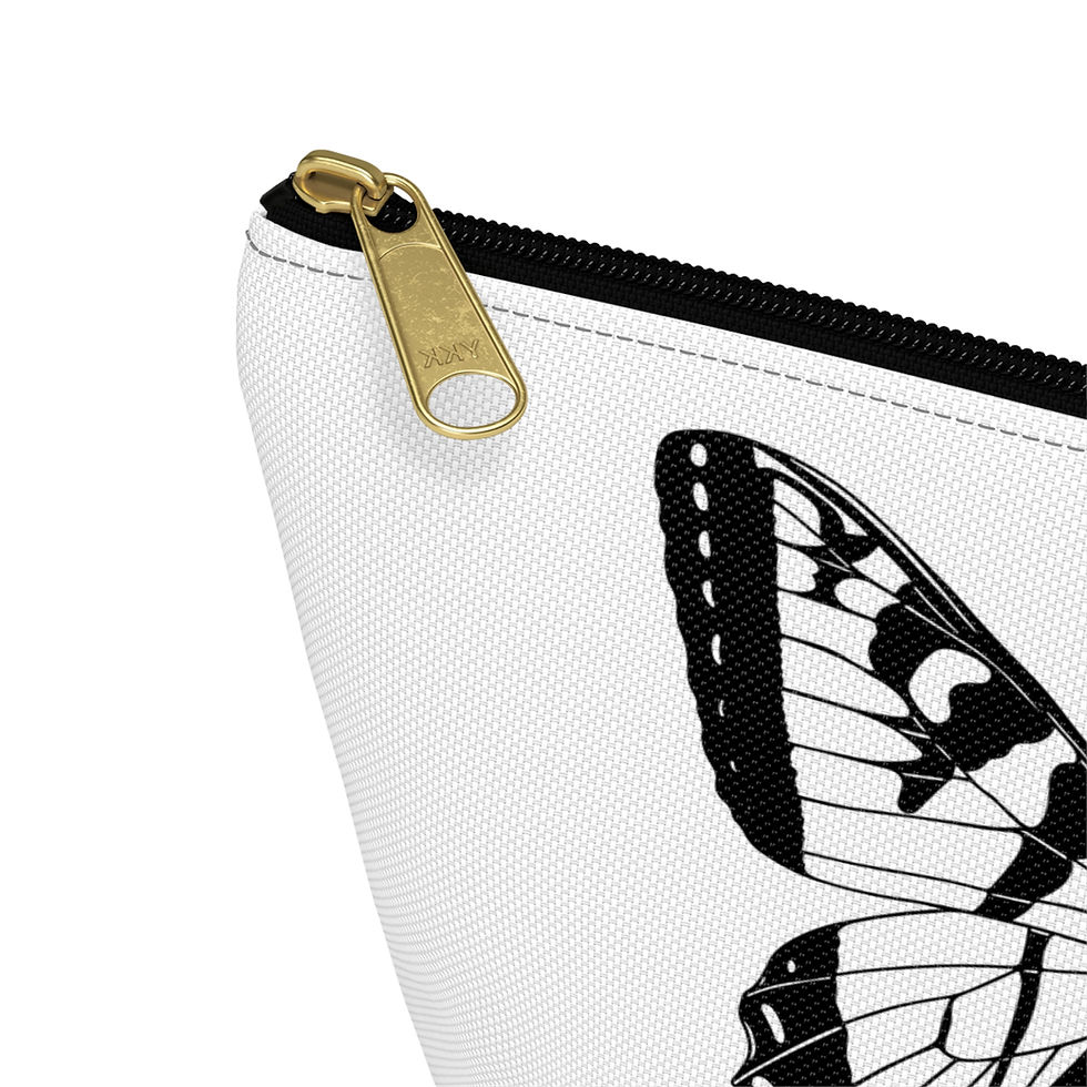 Thumbnail: Swallowtail Butterfly Accessory Pouch White Mode & Art Mode