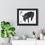 Thumbnail: "P is for Pig" Framed Horizontal Educational Poster for Kids' Room