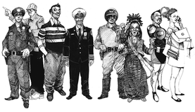 Metropolis Persona, Andy, Eric, Donald, Stanley, Ponch, Barbara, Boris & Brittany