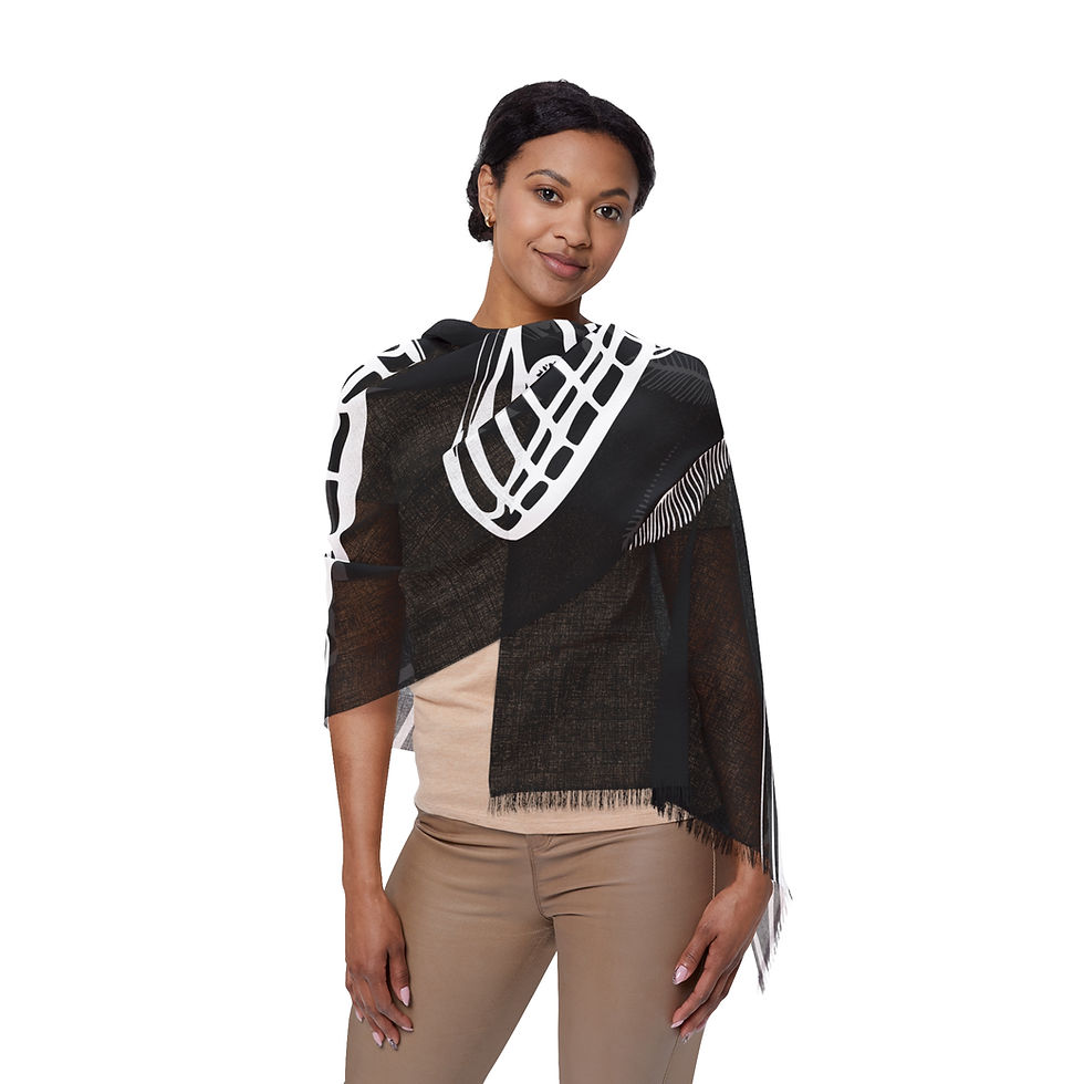 Thumbnail: Luna Moth Light Scarf Dark Mode