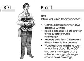 Brad, the Department of Transportation (DOT) Intern