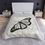 Thumbnail: Monarch Butterfly Pearlescent  Ivory Crushed Velvet Blanket White Mode
