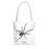 Thumbnail: Black Widow Spiders Tote Bag White Mode & Art Mode