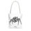 Thumbnail: Jumping Spiders Tote Bag White Mode & Art Mode
