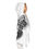 Thumbnail: Owl Moth Littles Cape Hooded Bath Towel White Mode
