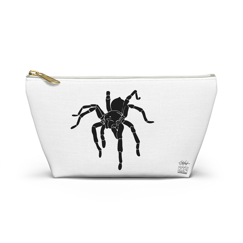 Thumbnail: Tarantula Spider Accessory Pouch White Mode & Art Mode
