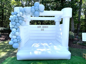 Little Bounce Company - Modern White Bounce House Rentals Raleigh