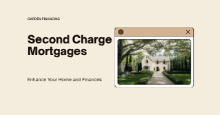 Modern UK home and garden representing a £40,000 second charge mortgage for improvements and debt consolidation