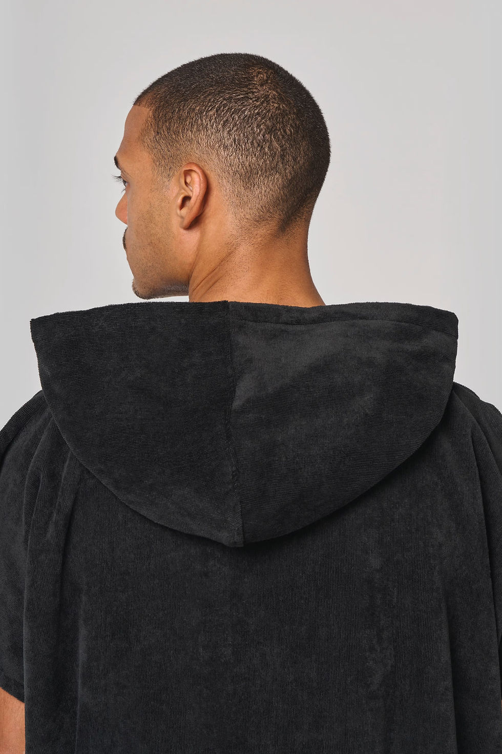 Miniatura: PONCHO DE RIZO CON CAPUCHA ALMAR ADULTO