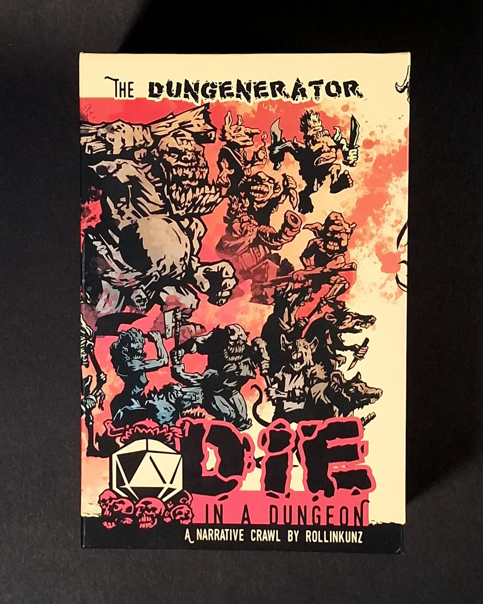 Jeu de cartes Rollin Kunz The DUNGENERATOR: DIE in a Dungeon – jeu solo / coopér