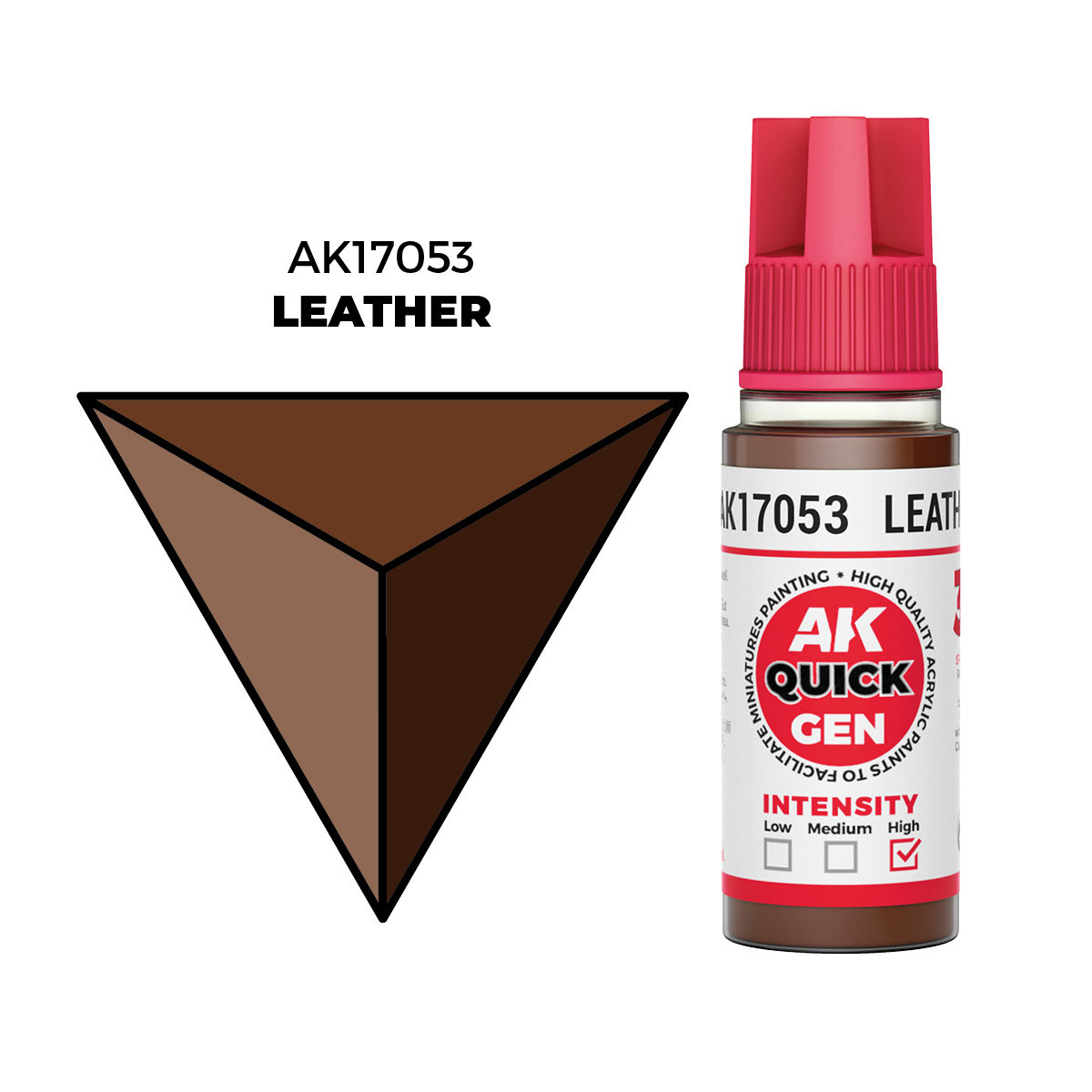 Peinture contraste AK Interactive Leather Quick Gen Color 18 ml