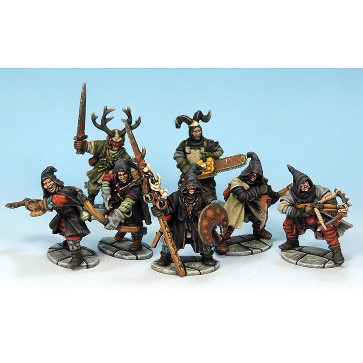 Miniature : Grappe - FROSTGRAVE CULTISTS III (5) - OSPREY GAME