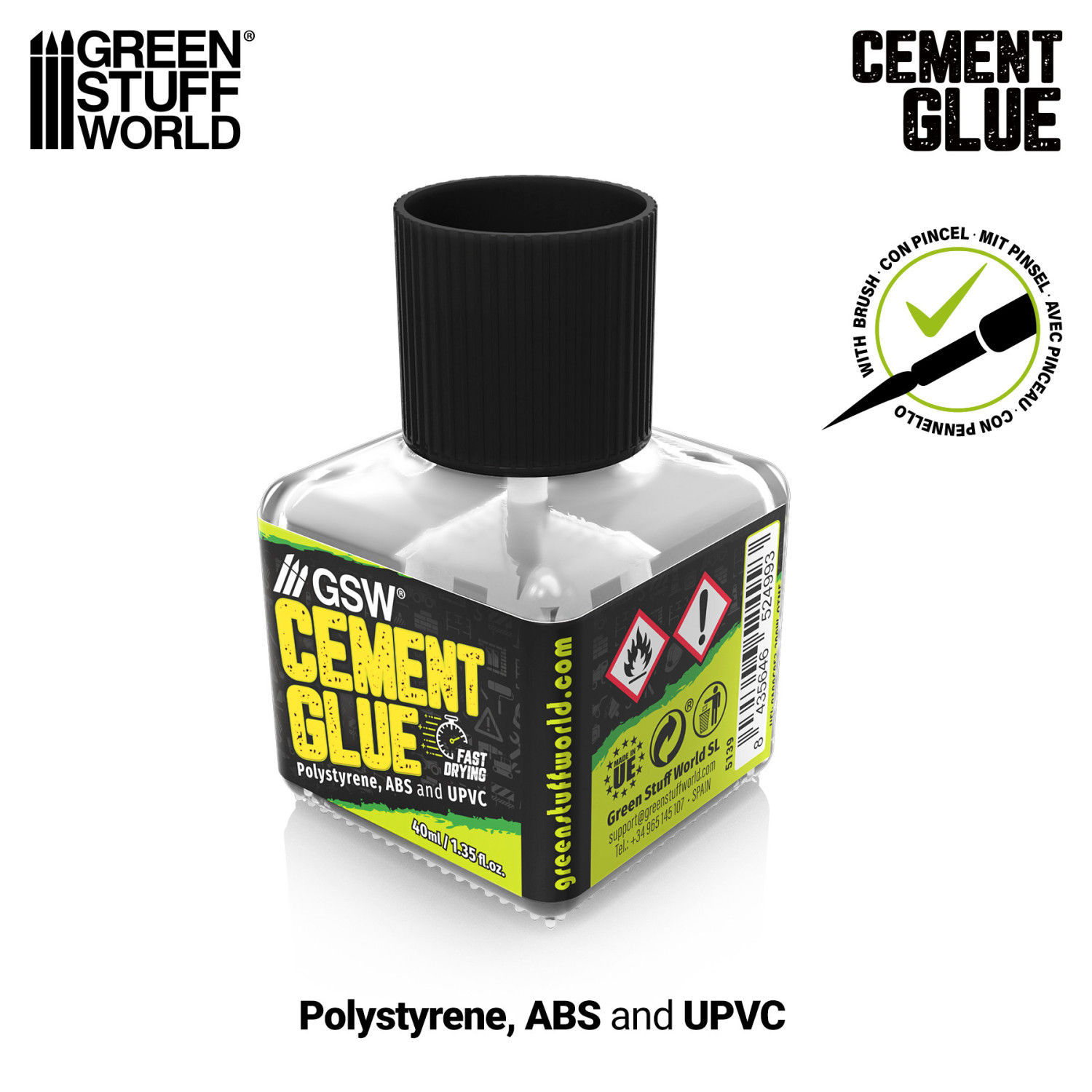 Colle pour Plastique Green Stuff World 40 ml