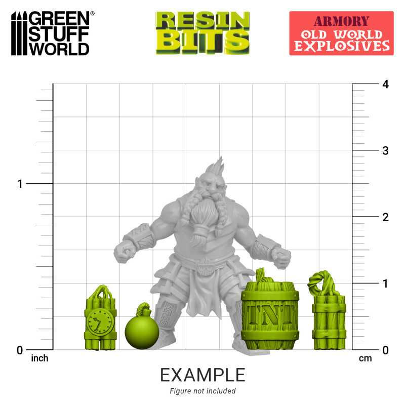 Miniature : Set imprimé en 3D - Explosifs du Vieux Monde