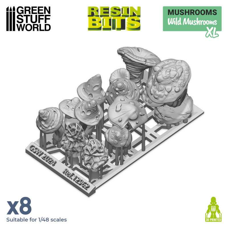 Miniature : Set imprimé en 3D - Champignons sauvages XL