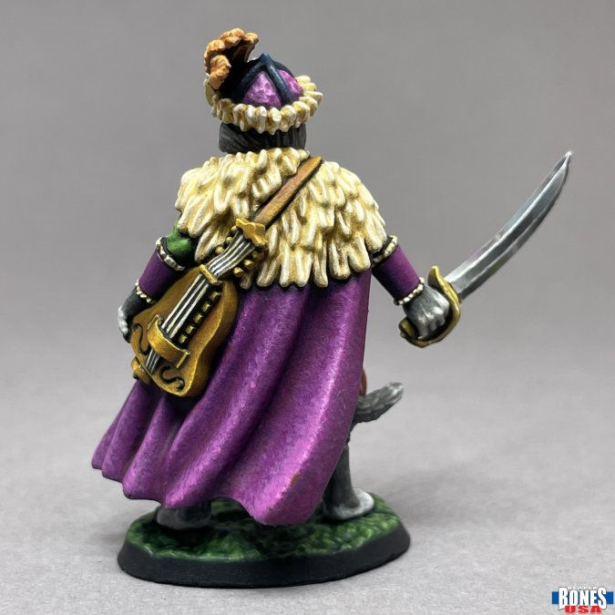 Thumbnail: Reaper 30132, GERARD, CATFOLK BARD, Dark Heaven Legends