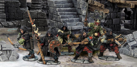 Miniature : Grappe - FROSTGRAVE CULTISTS III (5) - OSPREY GAME