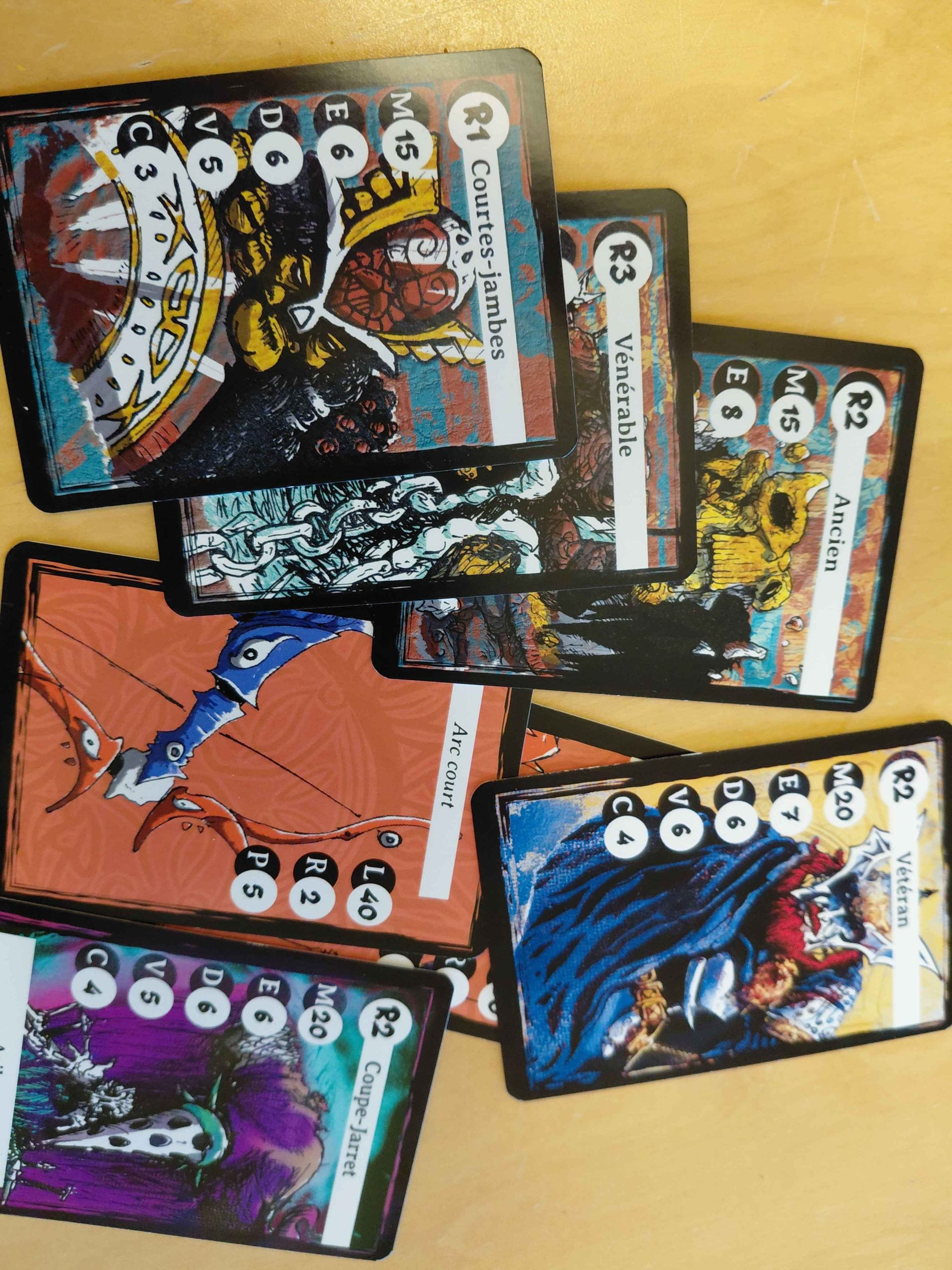 Deck Cartes 2 - Profils - x84