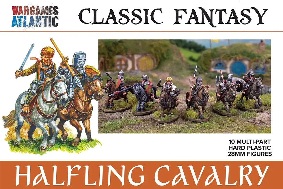 Miniature : GRAPPE - WARGAME ATLANTIC - Halfing Cavalry (2)
