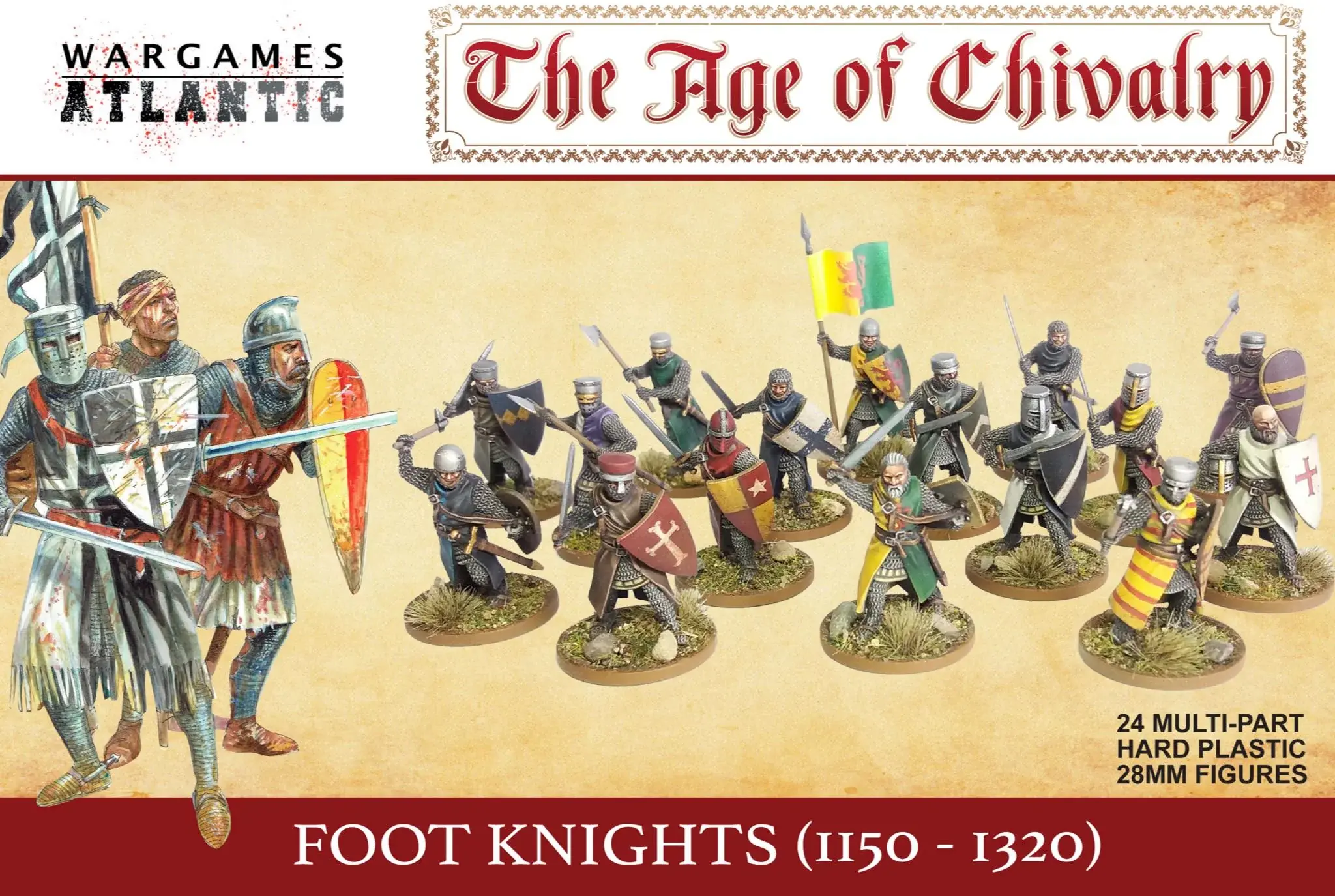 WARGAME ATLANTIC - Foot Knights (1150-1320)