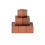 Thumbnail: Cube en bois- 10mm- Marron