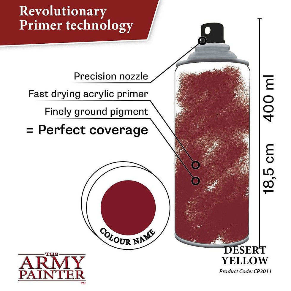Thumbnail: Army Painter - Bombes - Base Primer - Desert Yellow