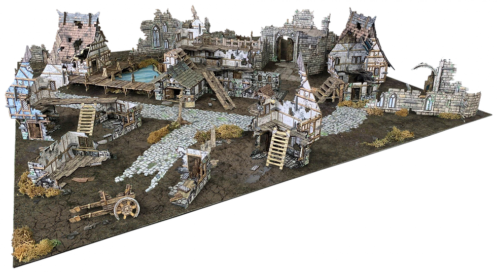 Miniature : Battle Systems - Village Ruins
