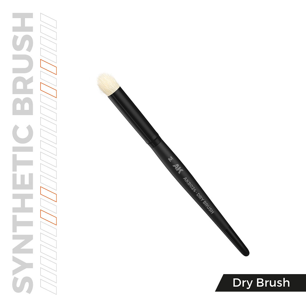 Thumbnail: AK SYNTHETIC DRY BRUSH - M
